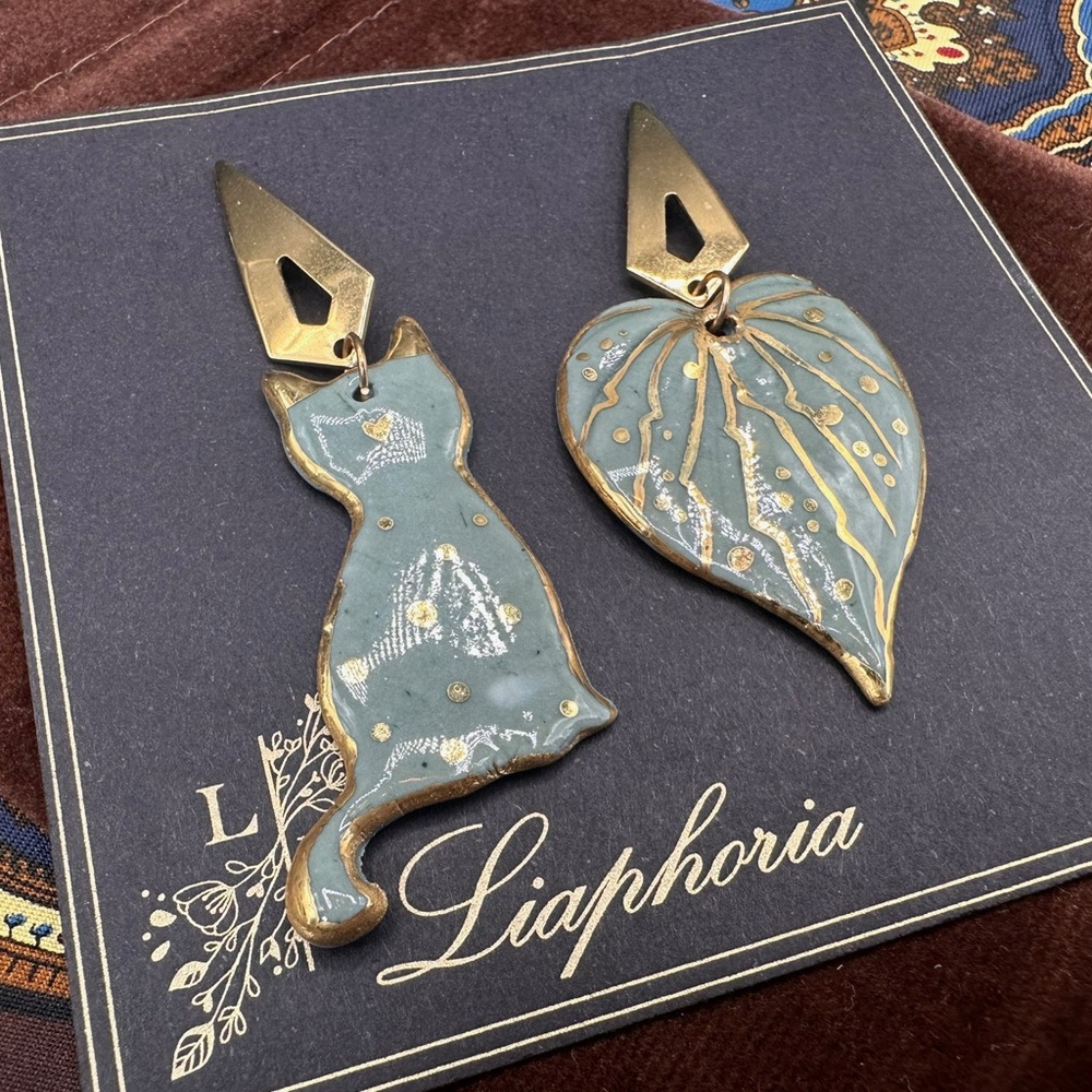 Handmade Luxury Ceramic Earrings – Unique, Lightweight, and Artistic Jewelry - Picture 6 of 10